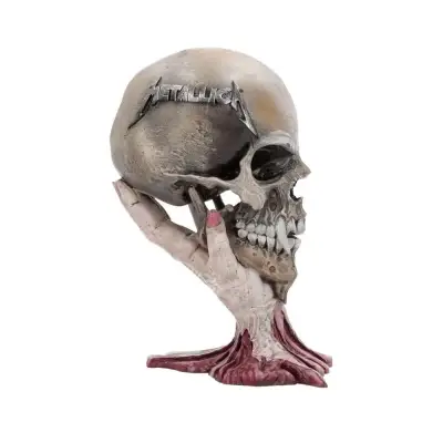 Statue metallica sad but true skull